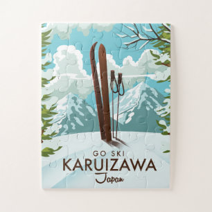 Karuizawa Japan Skireis poster Legpuzzel