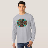 KARUNA Reiki Symbolen van Navin Joshi T-shirt (Voorkant volledig)