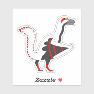 Karura de Archeopteryx Prehistorische Vogel Dino  Sticker