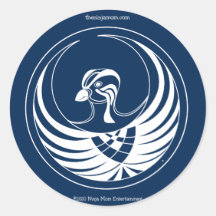 Karura ronde Stickers