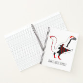 Karura the Archaeopteryx Dino Bird Spiral Notebook Notitieboek (Binnen)