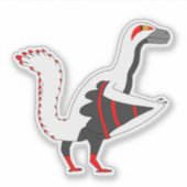 Karura the Archeopteryx Prehistoric Bird Dino Sticker (Voorkant)