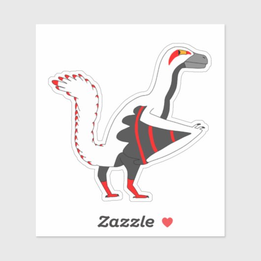 Karura the Archeopteryx Prehistoric Bird Dino Sticker (Vel)