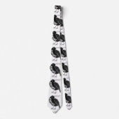 Karure Chatham Island black robin Stropdas (Voorkant)