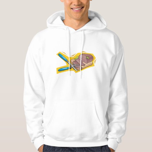 Karvevlees Hoodie (Voorkant)