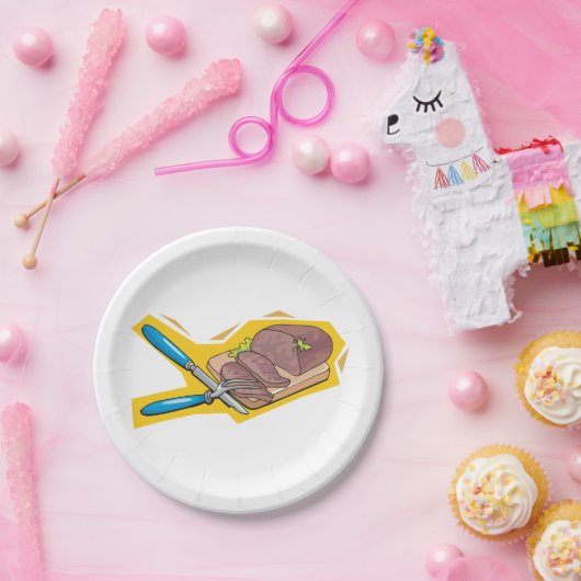 Karvevlees Papieren Bordje (Feest)