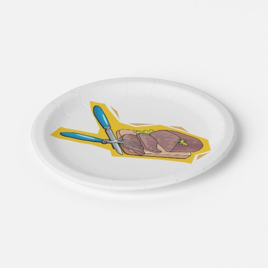 Karvevlees Papieren Bordje (Gekanteld)