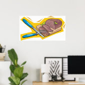 Karvevlees Poster (Thuiskantoor)