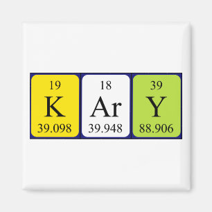 Kary periodieke table name magnet