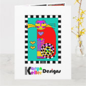 Karyn Keller Design voorbeeldkaart Kaart (Gele Bloem)