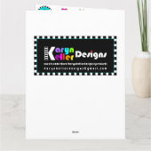Karyn Keller Design voorbeeldkaart Kaart (Achterkant)