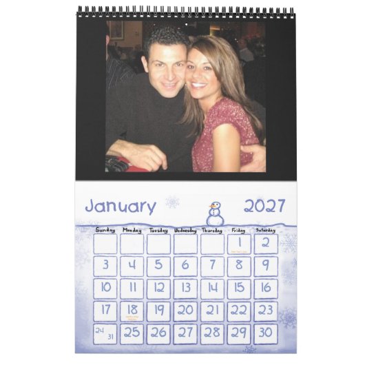 Karyn & Sal Ons eerste jaar samen Kalender (Jan 2027)