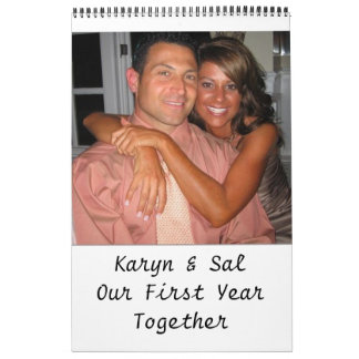 Karyn & Sal Ons eerste jaar samen Kalender