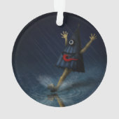 Kasa Obake Japanse parmbrella Ghost Rainy Day Ornament (achterkant)