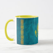 " Kasachstan: 1992/heute - Flaggen Design KAFFEE Mok (Links)