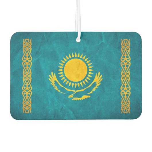 " Kasachstan: 1992/heute - Flaggen Design Luchtverfrisser (Voorkant)