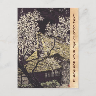 Kasamatsu plum Trees op yoshino japanese kunst Briefkaart