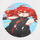 Kasane teto labels (Design 2)