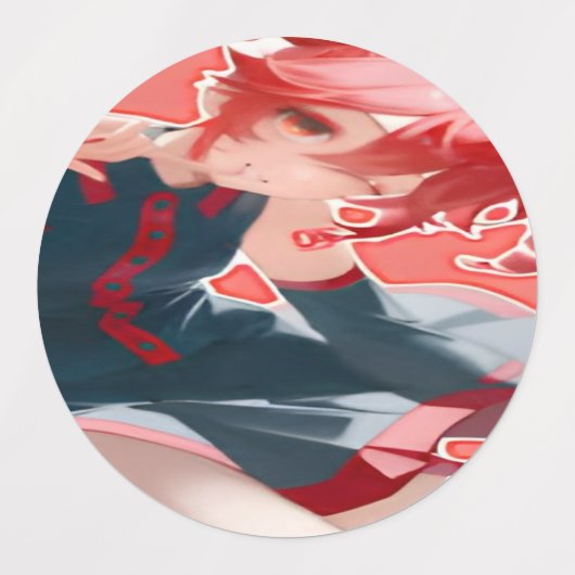 Kasane teto labels (Design 1)