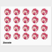 Kasane teto ronde sticker (Vel)