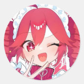 Kasane teto ronde sticker (Voorkant)