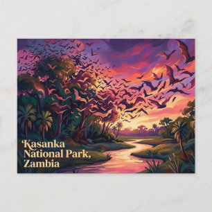 Kasanka National Park Zambia Briefkaart