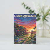 Kasanka National Park Zambia Briefkaart (Staand voorkant)