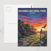 Kasanka National Park Zambia Briefkaart (Voorkant / Achterkant)