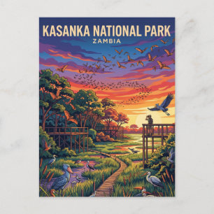 Kasanka National Park Zambia Briefkaart