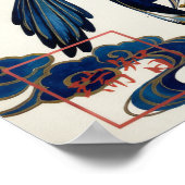 Kasasagi: Elegant Calligraphy "Magpie" 26002002 Poster (Hoek)