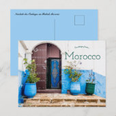 Kasbah van de Oudayes in Rabat Marokko Briefkaart (Voorkant / Achterkant)
