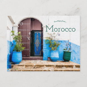 Kasbah van de Oudayes in Rabat Marokko Briefkaart