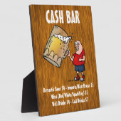 Kasborden met grappige jongen op de achtergrond va fotoplaat (Zijkant)