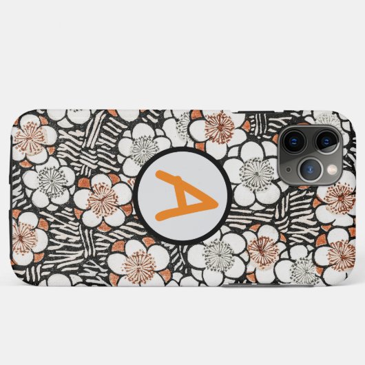 KASEMATE JAPANESE FLOWER PRINT iPhone/iPad case (Achterkant (horizontaal))