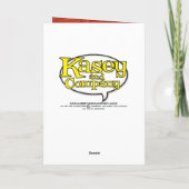 Kasey en Company Kerstcard Kaart (Achterkant)