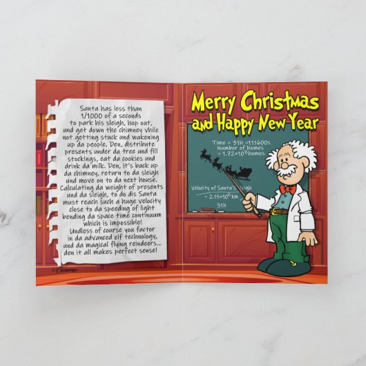 Kasey en Company kerstkaart Kaart (Binnen)