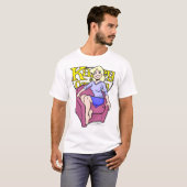 Kasey in Stoel T-shirt (Voorkant volledig)