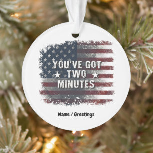 Kash Patel "You've Got Two Minutes" Interview Cita Ornament