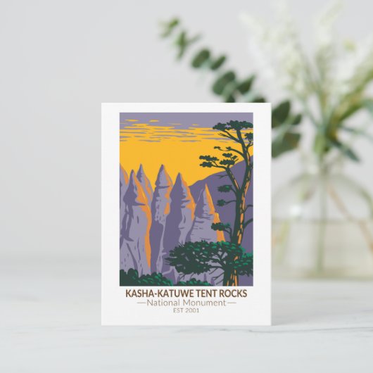 Kasha - Katuwe Tent Rocks Nationaal Monument Briefkaart (Staand voorkant)