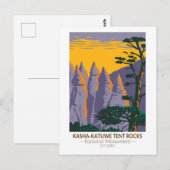 Kasha - Katuwe Tent Rocks Nationaal Monument Briefkaart (Voorkant / Achterkant)