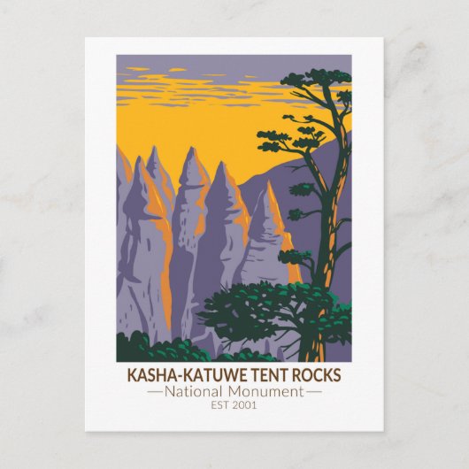 Kasha - Katuwe Tent Rocks Nationaal Monument Briefkaart (Voorkant)