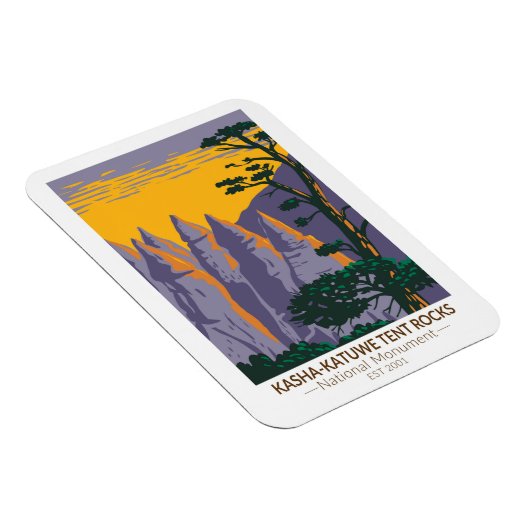 Kasha - Katuwe Tent Rocks Nationaal Monument Magneet (Rechterzijde)