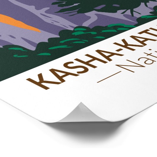 Kasha - Katuwe Tent Rocks Nationaal Monument Poster (Hoek)