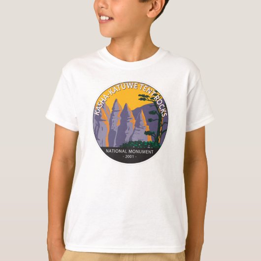 Kasha - Katuwe Tent Rocks Nationaal Monument T-shirt (Voorkant)