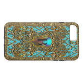 Kashafaye Elegant Victoriaans Monogram Case-Mate iPhone Case (Achterkant (Horizontaal))