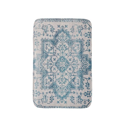 Kashan Poshti Central Persian Rug Print Badmat (Voorkant Verticaal)