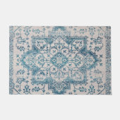 Kashan Poshti Central Persian Rug Print Deurmat (Voorkant)