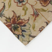 Kashan Poshti Central Persian Rug Print Fleece Deken (Hoek)