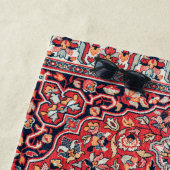 Kashan Poshti Central Persian Rug Print Strandlaken (In situ)