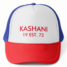 KASHANI 19 Est.72 Trucker Hat